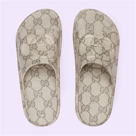 snadali gucci uomo scatola|Gucci Sandalo slider uomo con Incrocio GG.